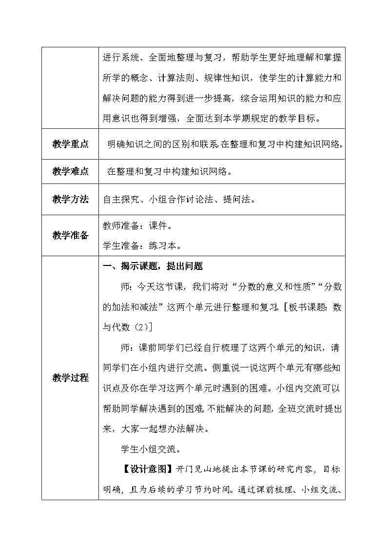 【核心素养】人教版小学数学五年级下册9.2   练习二十八    教案第3页