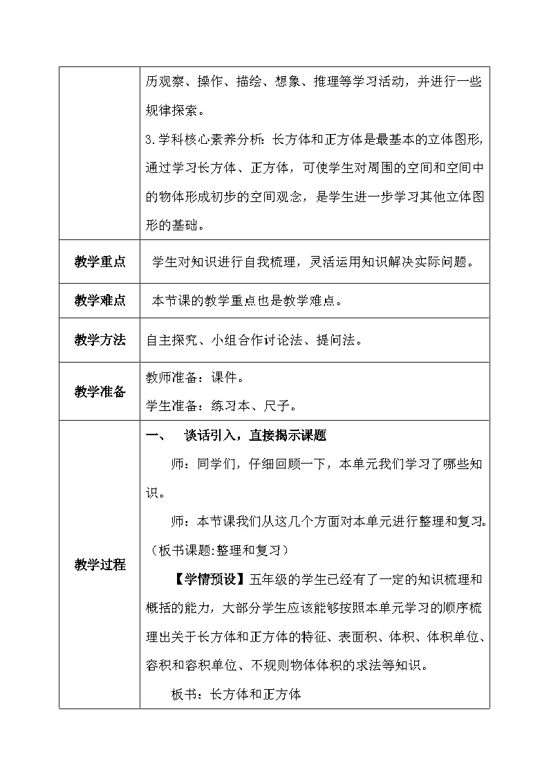 【核心素养】人教版小学数学五年级下册 3.12   整理和复习   课件  教案（含教学反思）导学案03