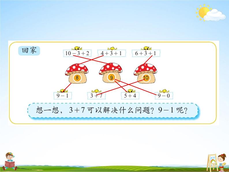 北师大版一年级数学上册《整理与复习 第2课时 加与减》课堂教学课件PPT公开课02