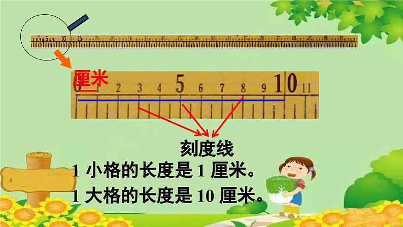 青岛版（六三制）数学一年级下册 八 阿福的新衣——厘米、米的认识-信息窗2 米的认识课件04