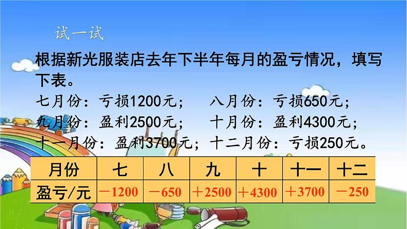 苏教版数学五年级上册 一 负数的初步认识-第2课时 认识负数（2）课件第4页