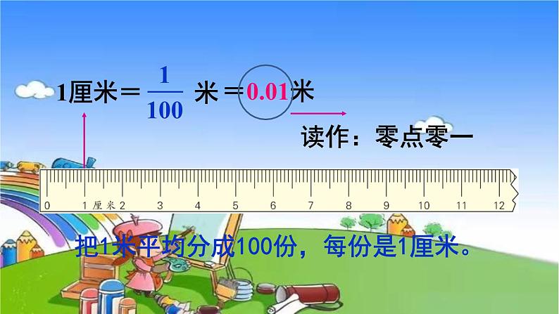 苏教版数学五年级上册 三 小数的意义和性质-第1课时 小数的意义及读写（1）课件08