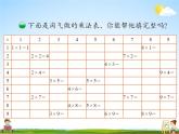 北師大版二年級數學上冊《八 6-9的乘法口訣 第4課時 做個乘法表》課堂教學課件PPT公開課