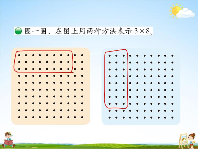 北师大版二年级数学上册《三 数一数与乘法 第3课时 有多少点子》课堂教学课件PPT公开课05