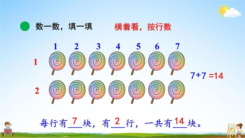 北师大版数学二年级上册《三 数一数与乘法 第1课时 有多少块糖》课堂教学课件PPT公开课04