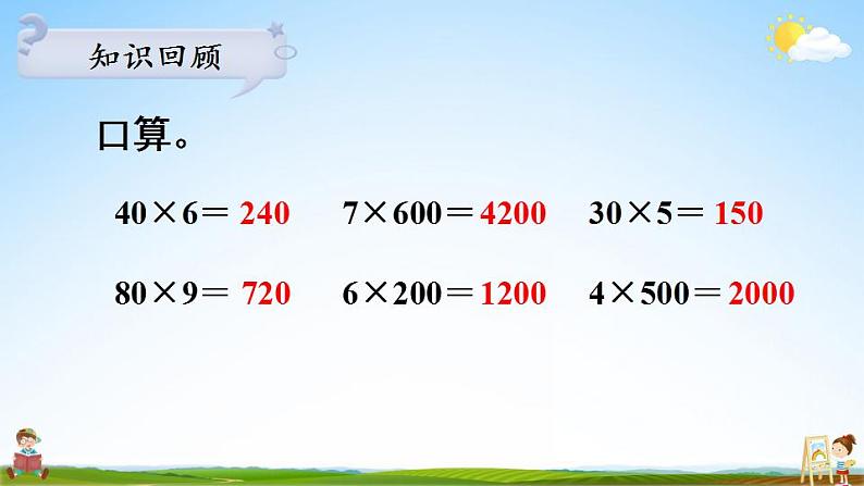 苏教版三年级数学上册《一 第2课时 两、三位数乘一位数的估算》课堂教学课件PPT公开课第3页