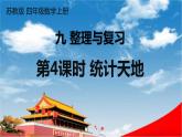 苏教版四年级数学上册《九 整理与复习 第4课时 统计天地》课堂教学课件PPT公开课