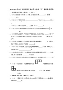 广东省深圳市宝安区2023-2024学年六年级上学期期中数学试卷