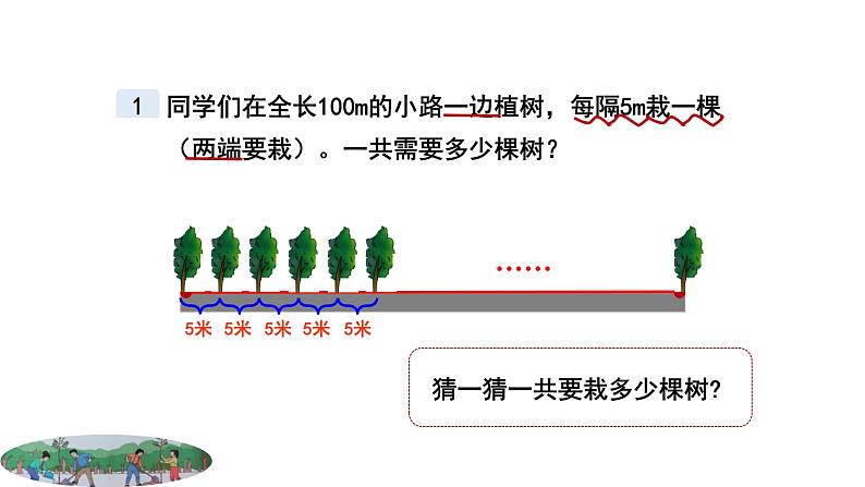 《植树问题（两端都栽）》 课件03