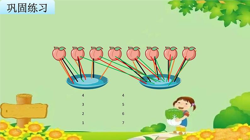 苏教版数学一年级上册 第七单元第三课时 8、9的分与合课件06