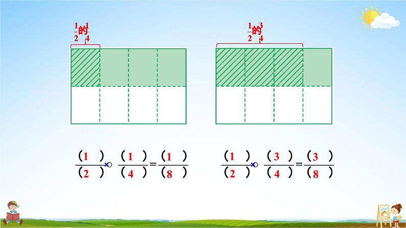 苏教版六年级数学上册《二 分数乘法 第3课时 分数与分数相乘》课堂教学课件PPT公开课06