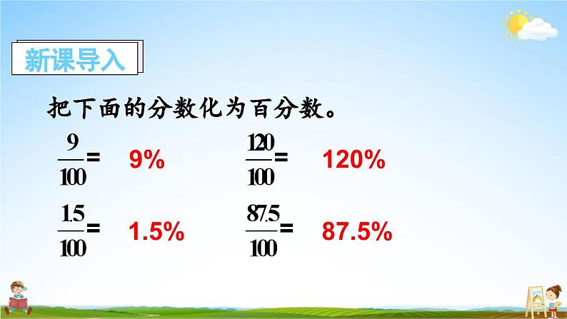 苏教版六年级数学上册《六 百分数 第2课时 百分数和小数的相互改写》课堂教学课件PPT公开课02