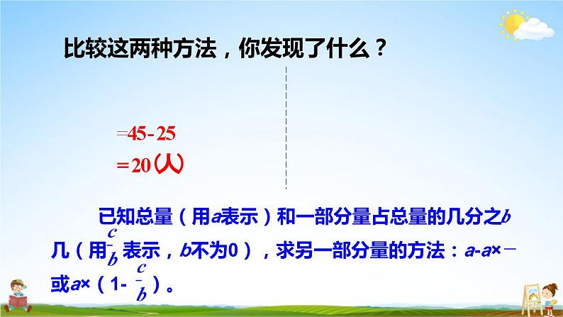 苏教版六年级数学上册《五 第2课时 稍复杂的分数乘法实际问题（1）》课堂教学课件PPT公开课08