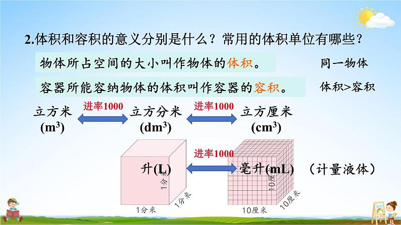 苏教版六年级数学上册《一 长方体和正方体 整理与练习》课堂教学课件PPT公开课第7页