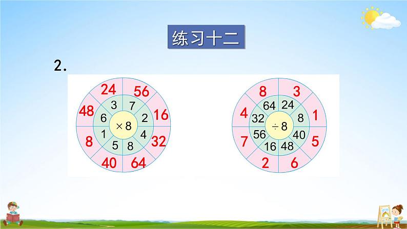 苏教版二年级数学上册《六 表内乘法和表内除法（二）练习十二》课堂教学课件PPT公开课03