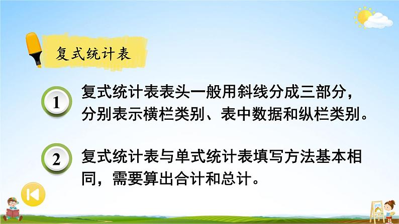 苏教版五年级数学上册《九 整理与复习 第4课时 统计天地》课堂教学课件PPT公开课第3页