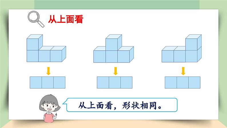 【核心素养】人教版小学数学四年级下册2.2   观察物体（二）    课件+教案+导学案(含教学反思)07