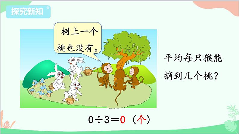 苏教版数学三年级上册 第4单元 两、三位数除以一位数-第7课时 商中间或末尾有0的除法（1）课件第3页