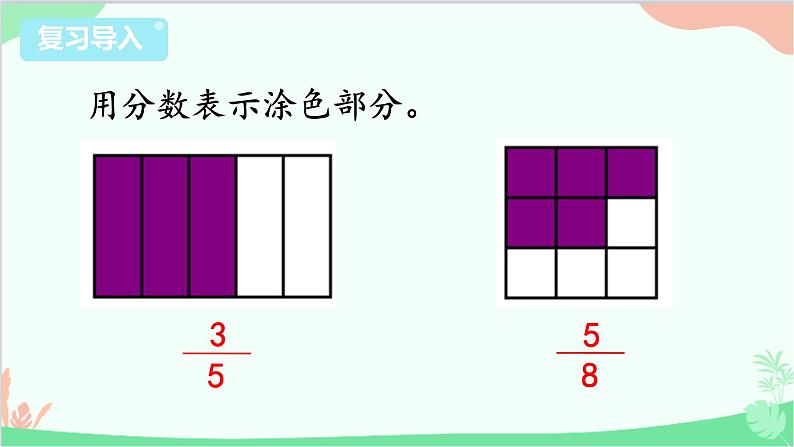 苏教版数学三年级上册 第7单元 分数的初步认识（一）第4课时 几分之几的大小比较课件02