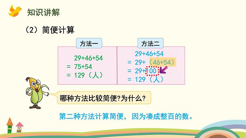 苏教版四年级数学下册课件 6.2  应用加法运算律进行简便计算第6页