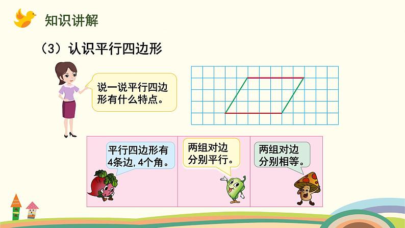 苏教版四年级数学下册课件 7.6 认识平行四边形05