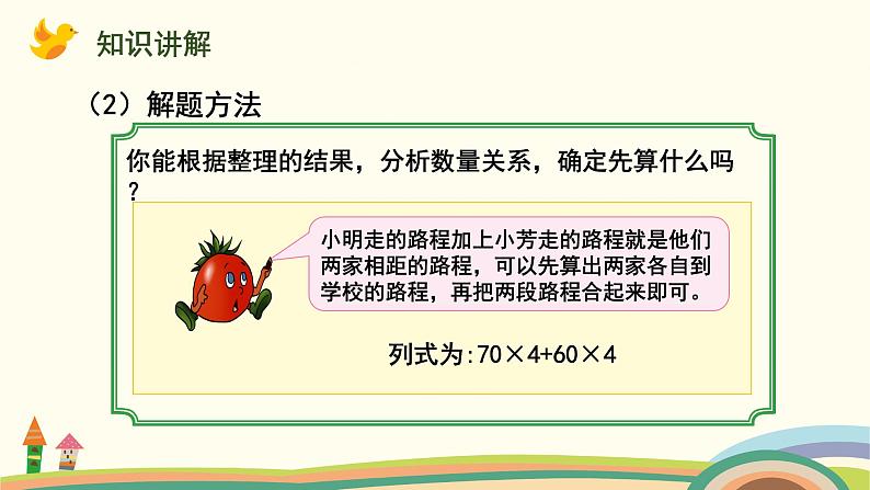 苏教版四年级数学下册课件 6.6  相遇问题第8页