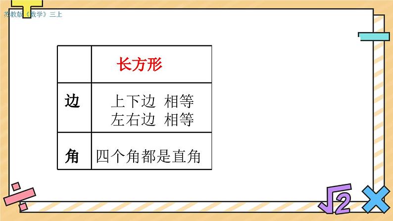 长方形和正方形的基本特征 课件第8页