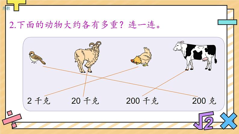 第二单元 千克和克 综合练习课件PPT第4页