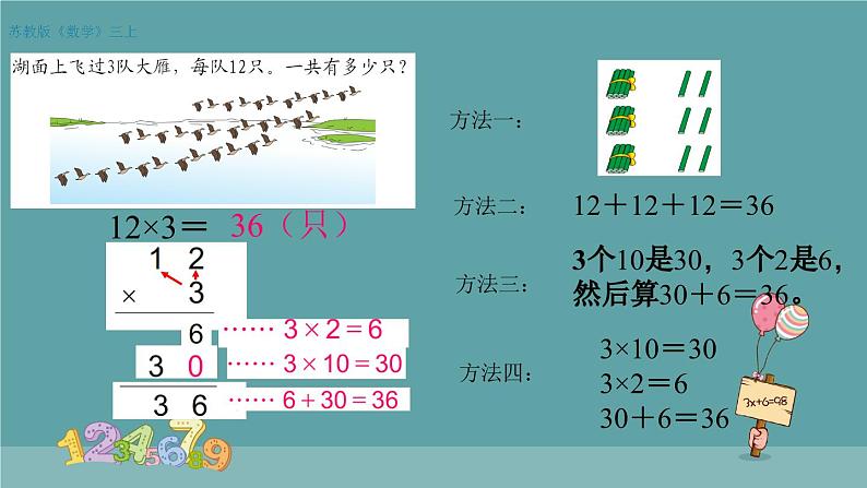 两、三位数乘一位数：不进位乘 课件第3页