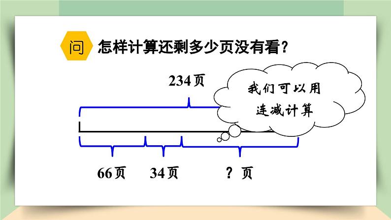 【核心素养】人教版小学数学四年级下册3.3   连减的简便运算   课件+教案+导学案(含教学反思)06