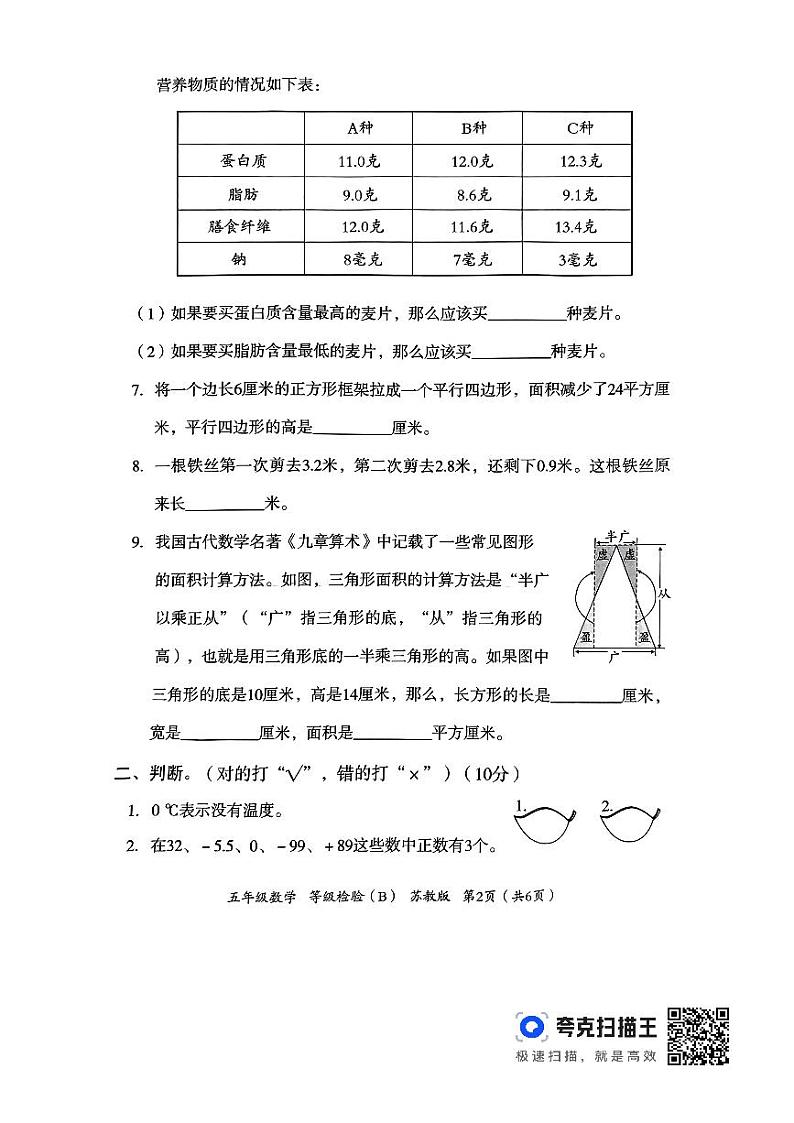河南省洛阳市偃师市新前程美语学校2023-2024学年五年级上学期期中数学试题02