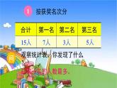 青島版（六三制）數(shù)學二年級下冊 九 我是體育小明星——數(shù)據(jù)的收集與整理（一） 1 用分類的方法收集和整理數(shù)據(jù)課件