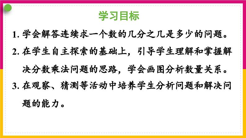 人教版数学《连续求一个数的几分之几是多少》PPT课件02