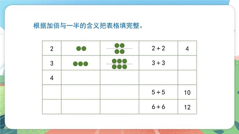 5.4《加倍与一半》（课件）一年级上册数学沪教版03