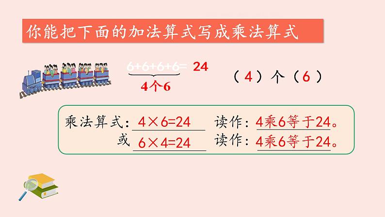 人教版二年级数学上册 4.1乘法的初步认识  数学课件第8页