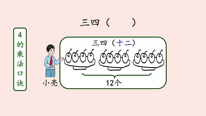 人教版二年级数学上册 4.2.2     2、3、4的乘法口诀  数学课件04