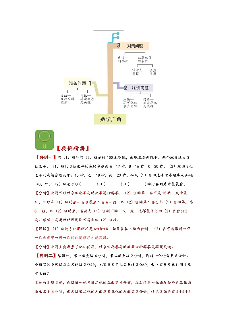 （解决问题专项）第8讲+数学广角—优化-2023-2024学年四年级数学上册应用题专项讲义（人教版）第2页