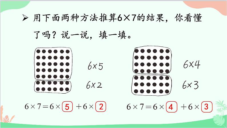 北师大版数学二年级上册 八  6~9的乘法口诀-第1课时  有多少张贴画课件第4页