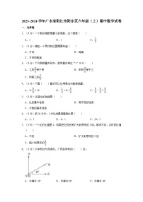 2023-2024学年广东省阳江市阳东区六年级（上）期中数学试卷