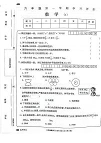 河南省周口市项城市第二实验小学等学校2023-2024学年六年级上学期10月月考数学试题