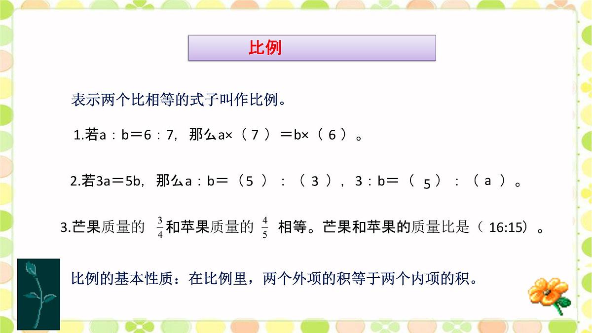 小升初必考知识点巩固---比和比例（课件）-数学六年级下册第5页