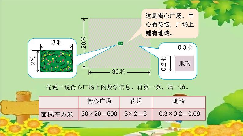 北师大版数学四年级下册 3.3《街心广场》课件04