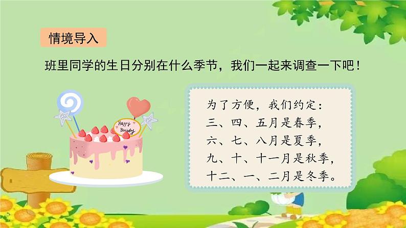 北师大版数学四年级下册 6.1《生日》课件02