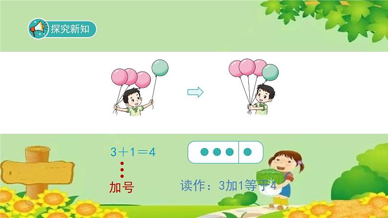 人教版数学一年级上册 3.5《加法》课件第3页