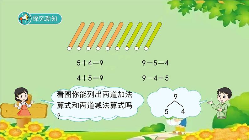 人教版数学一年级上册 5.2.2《8和9的加减法》课件04