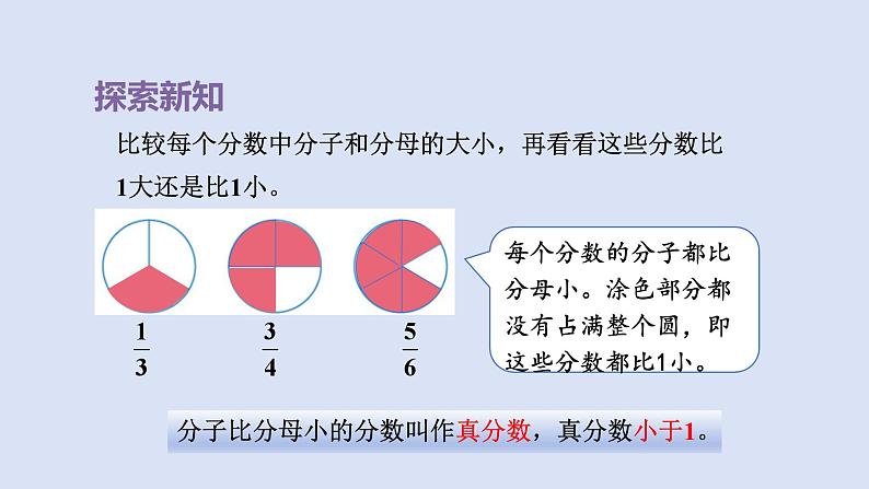 人教版五年级数学下册课件 第四单元 第4课时  真分数和假分数第4页