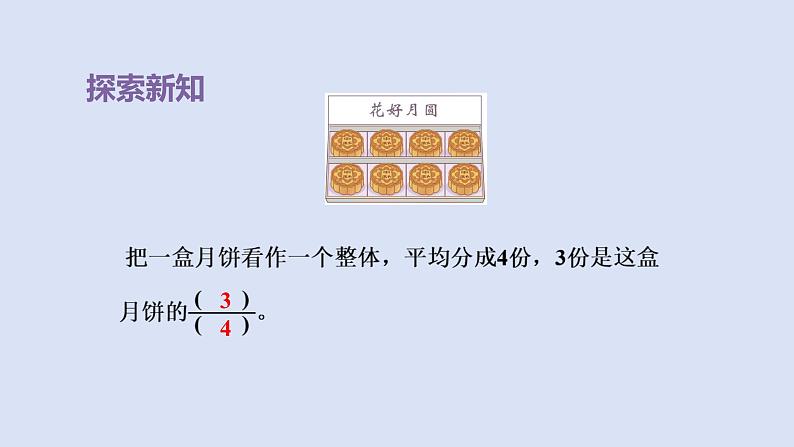 人教版五年级数学下册课件 第四单元 第1课时  分数的产生和意义第8页