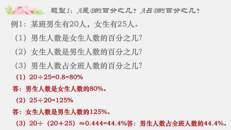 人教版六年级上册数学《百分数应用题题型总结（一）》（课件）第4页