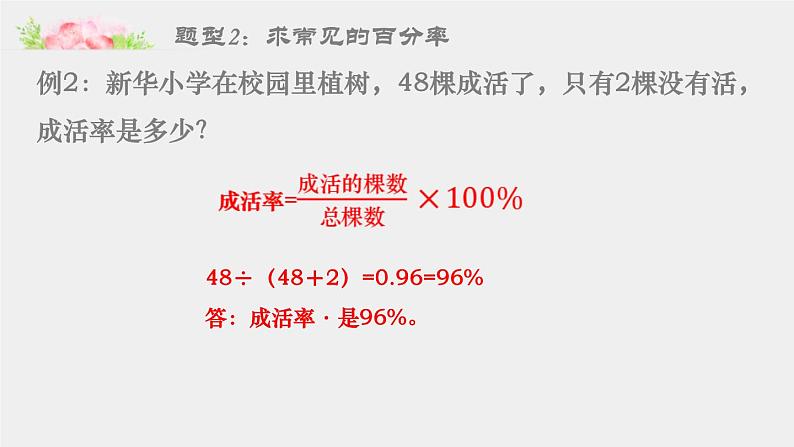 人教版六年级上册数学《百分数应用题题型总结（一）》（课件）第8页