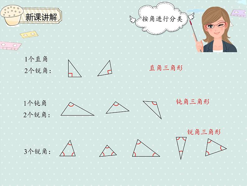 小学数学 人教版 四年级下册5.4三角形的分类人教版数学四年级下册课件PPT06